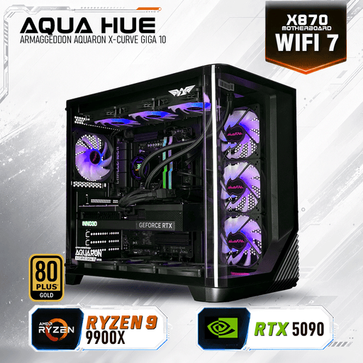 Armaggeddon High-End Gaming PC – AMD Ryzen 9 9900X + RTX 5090 | Extreme Performance Build