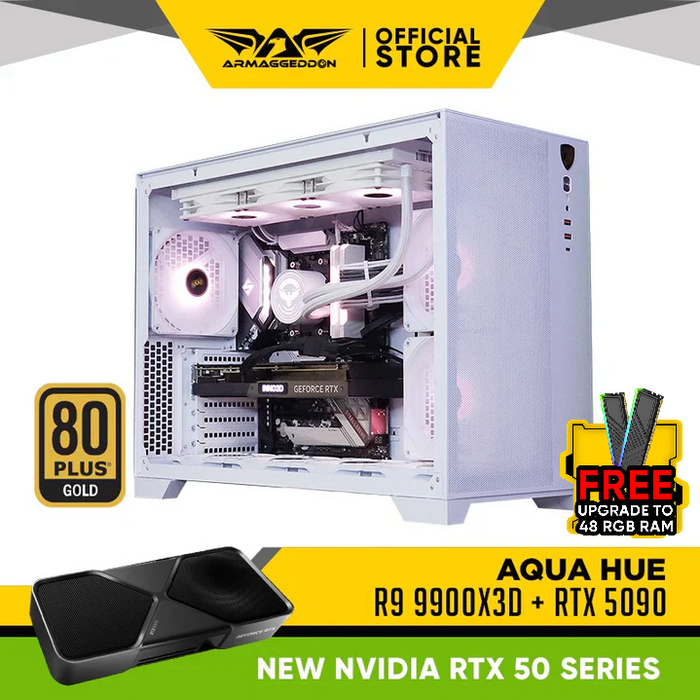 AQUA HUE R9 9900X3D + RTX 5090