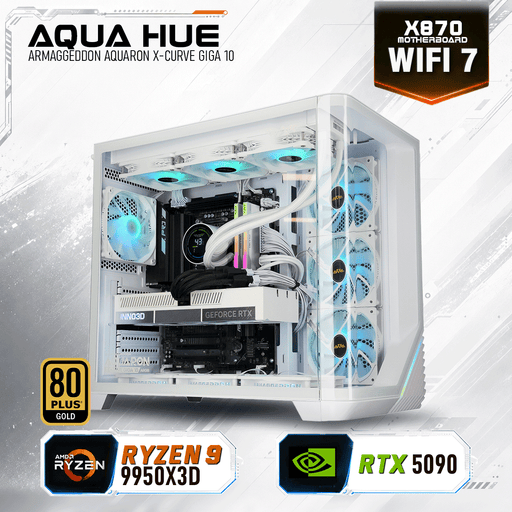Armaggeddon High-End Gaming PC – AMD Ryzen 9 9950X3D + RTX 5090 | Extreme Performance Build