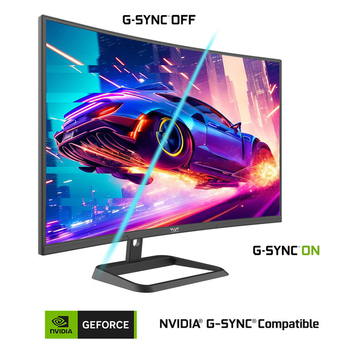 Armaggeddon PXP 32 PRO G 32" 2K WQHD Curved Gaming Monitor 180Hz 0.5ms 10-Bit Colour FreeSync & G-SYNC Compatible
