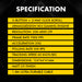 Armaggeddon Textron Scorpion 7 Lite Wired RGB Gaming Mouse – 4800 CPI, 80g Lightweight, 5 Programmable Buttons, Huano Switches with Free Mouse Mat