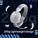 Armaggeddon Cosmic V Quad Mode Wireless RGB Gaming Headset Bluetooth 5.4, 2.4GHz USB-A USB-C, 40mm Drivers & Detachable Mic