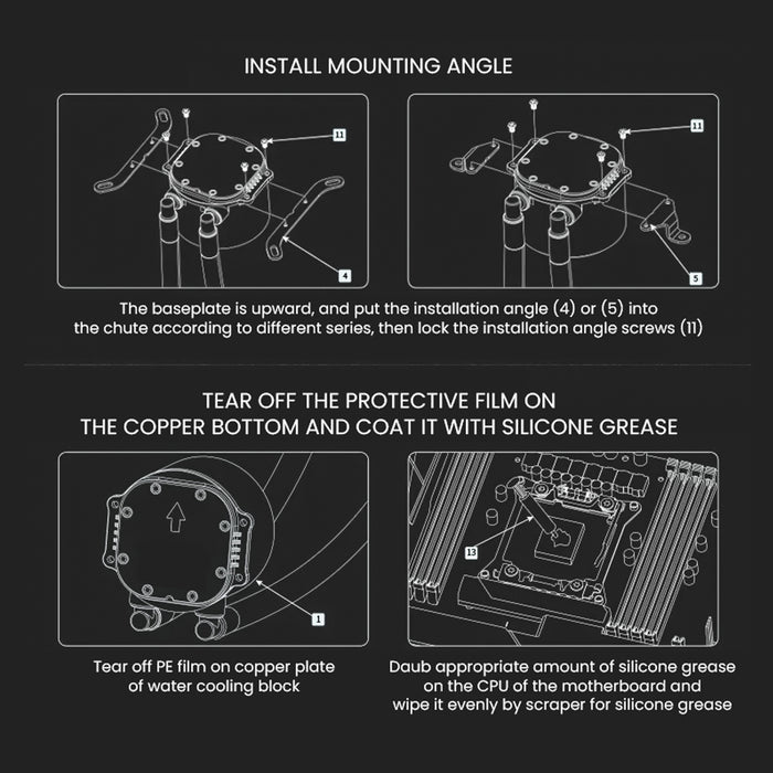 Armaggeddon Deepfreeze ADV A240 ARGB 240mm AIO CPU Liquid Cooler Digital Temperature Display, Dual 120mm Fans, Intel & AMD