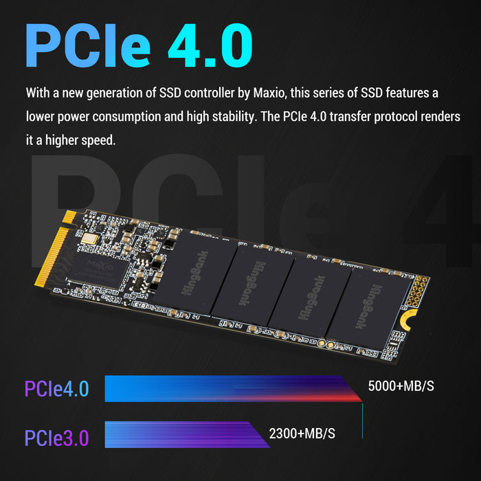 KingBank SSD KP260 Plus 2TB M.2 2280 NVME GEN4*4