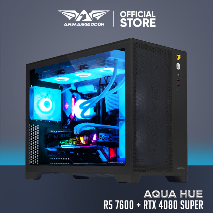 Aqua Hue | R5 7600 + RTX 4080 Super