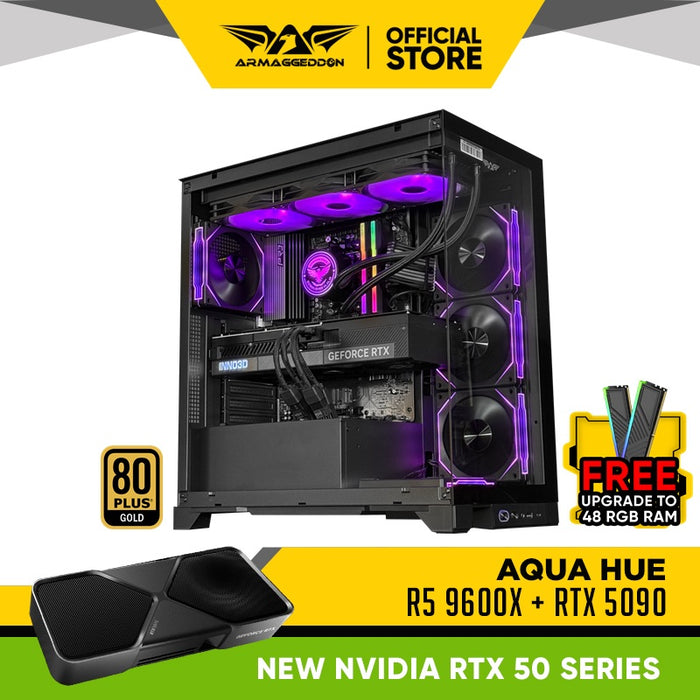 AQUA HUE R5 9600X + RTX 5090