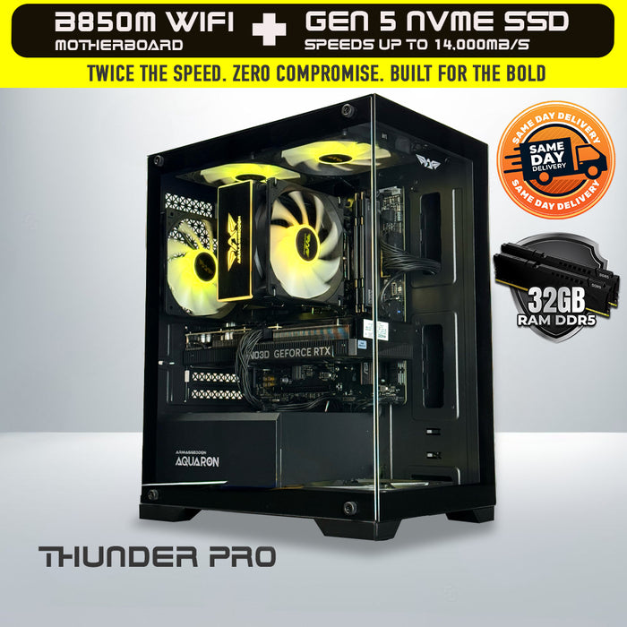 RYZEN 5 8400F + RTX 5060 Ti 16GB (GEN 5 NVME) (SAME DAY DELIVERY)