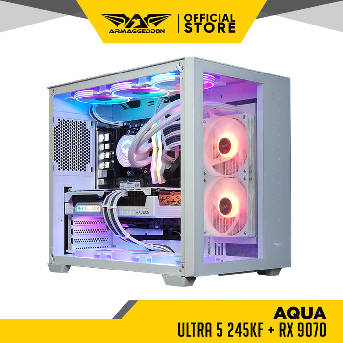 AQUA | INTEL ULTRA 5 245KF + RX 9070