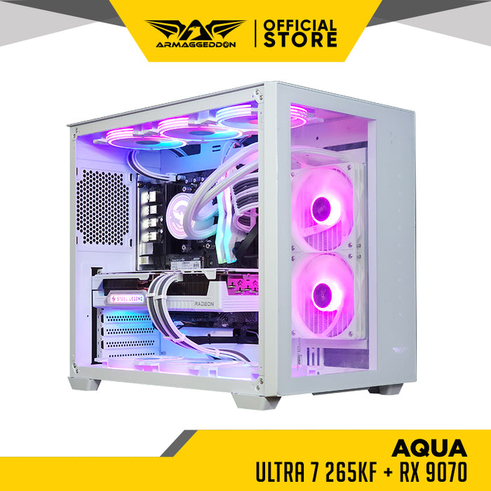 AQUA | INTEL ULTRA 7 265KF + RX 9070