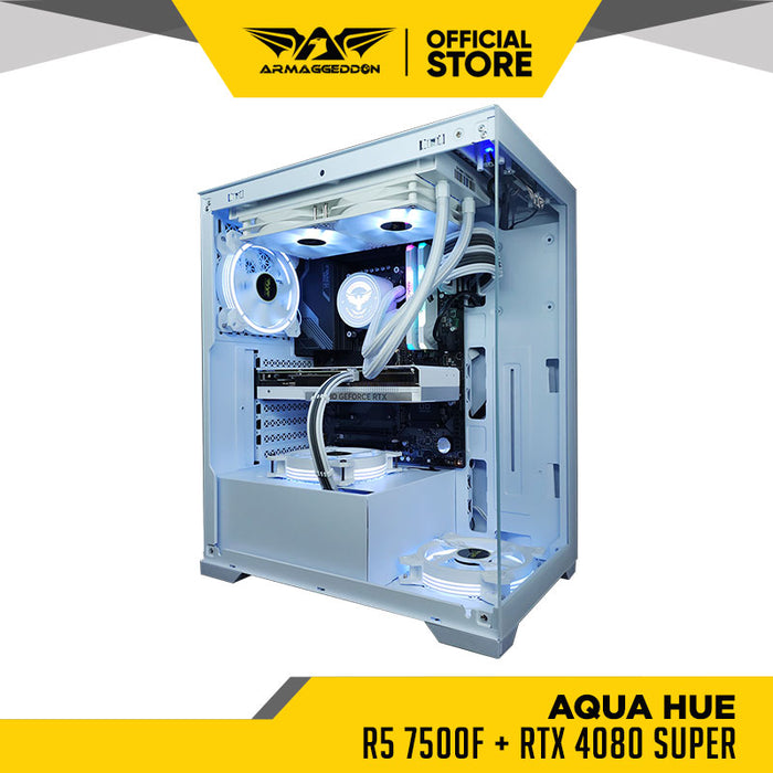 Aqua Hue | R5 7500F + RTX 4080 Super