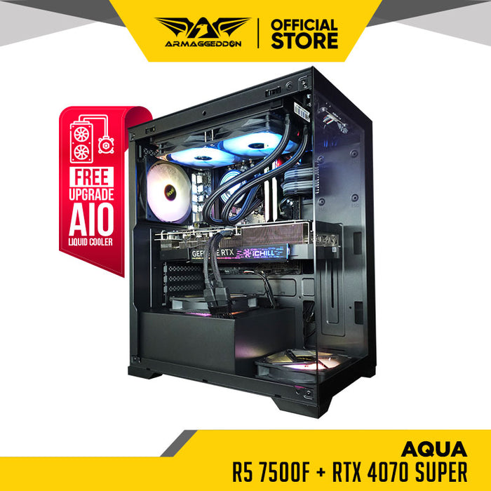 Aqua | R5 7500F + RTX 4070 Super