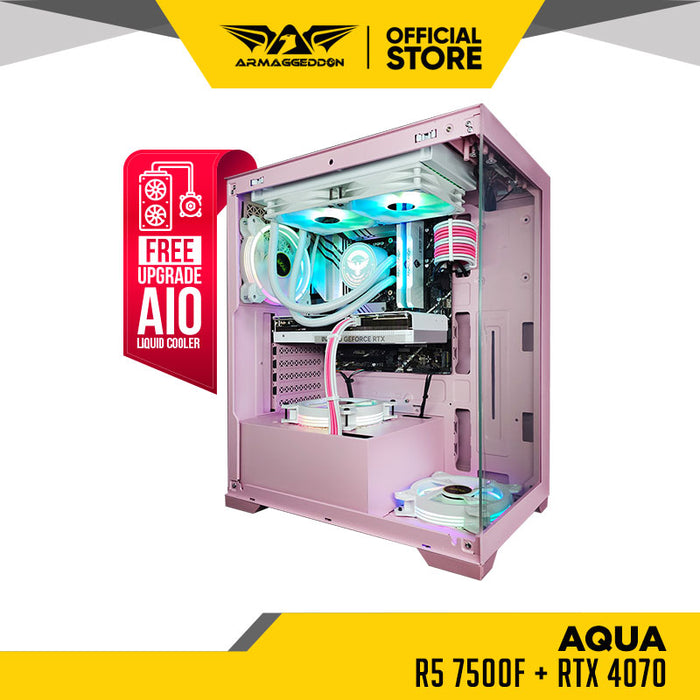 DECEMBER SPECIAL | Aqua R5 7500F + RTX 4070