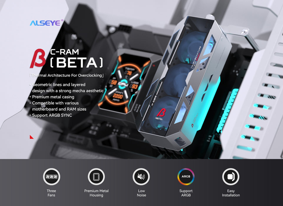 ALSEYE C-RAM-Beta RAM cooler product detail image