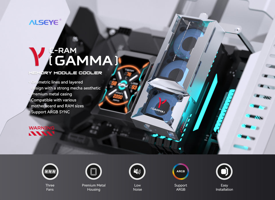 ALSEYE C-RAM-Gamma RAM cooler product detail