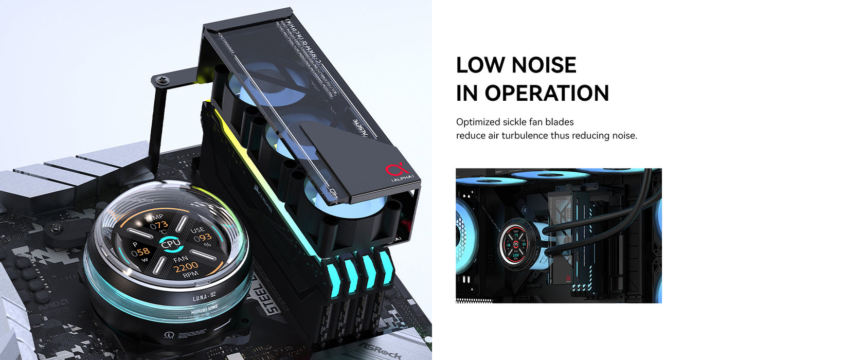 ALSEYE C-RAM-Alpha RAM cooler product feature