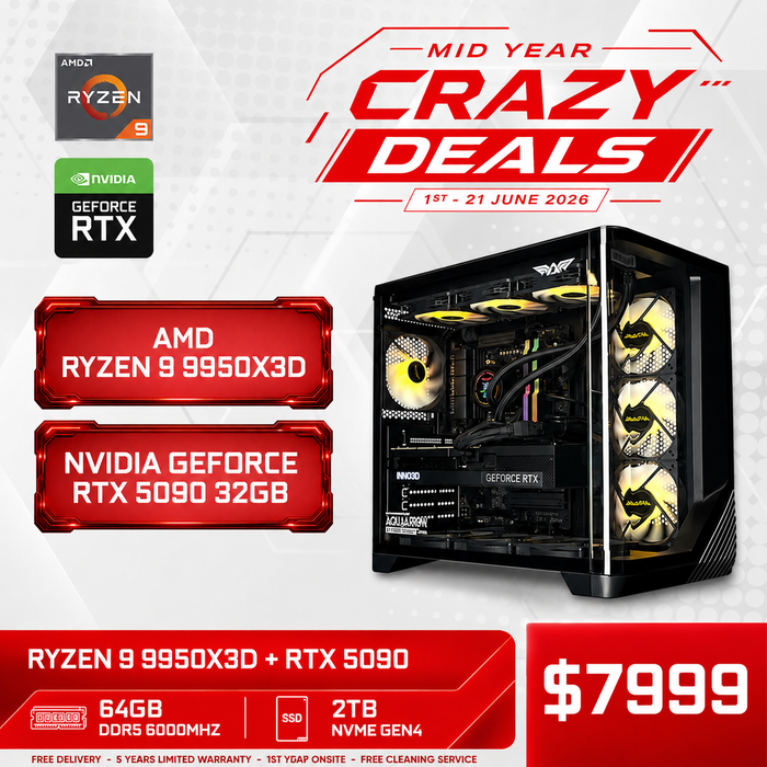 RYZEN 9 9950X3D + RTX 5090