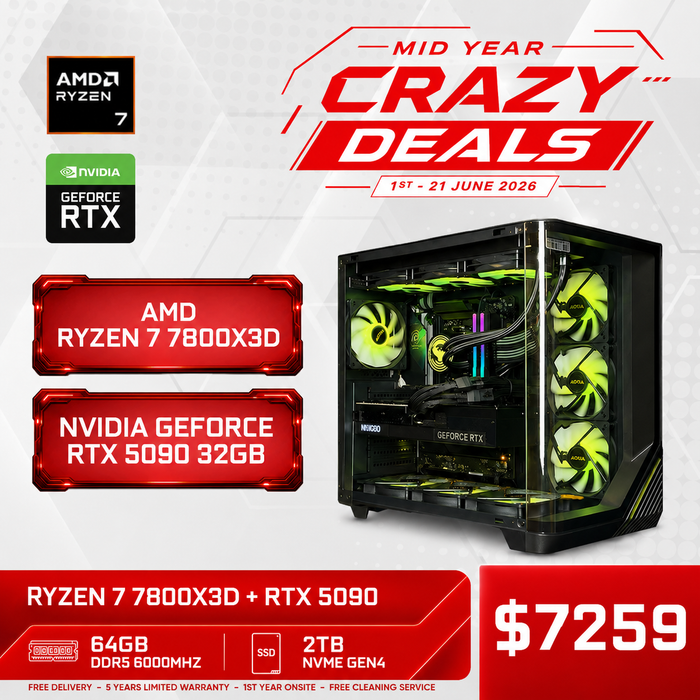 RYZEN 7 7800X3D + RTX 5090