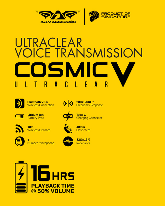ARMAGGEDDON COSMIC V ULTRA CLEAR