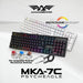 Armaggeddon MKA 7C Psycheagle 104 Key Mechanical Gaming Keyboard Hot Swappable Switches, Multicolour LED Backlight, USB Wired