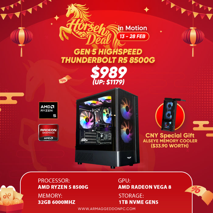 RYZEN 5 8500G | GEN 5 High Speed Home & Office PC (HORSEH DEAL)