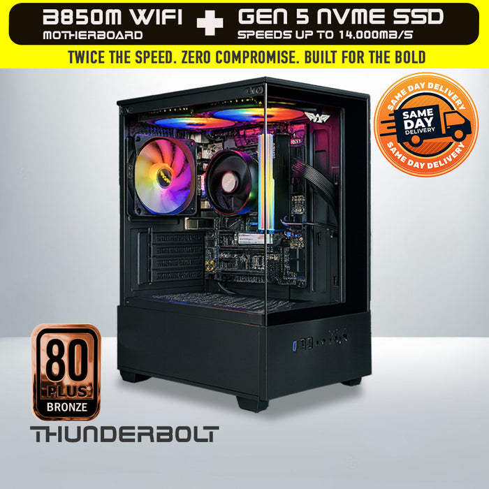 RYZEN 7 8700G | GEN.5 High Speed Home & Office PC