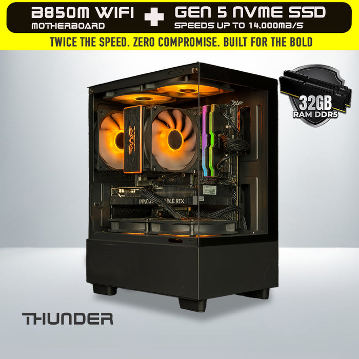 RYZEN 5 9600X + RTX 5050 (GEN 5 NVME)