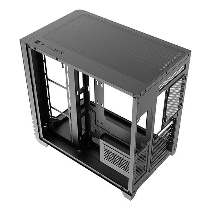 ARMAGGEDDON X-CURVE GIGA 10 PC chassis detail view
