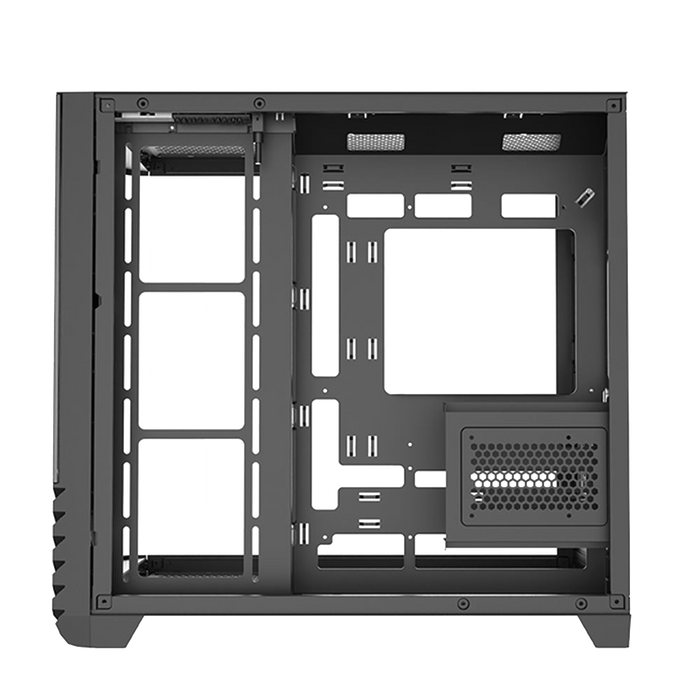 ARMAGGEDDON X-CURVE GIGA 10 PC chassis detail view