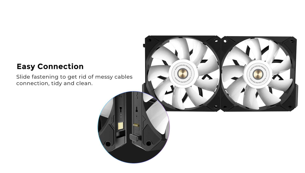 ALSEYE i12-K3 PC cooling fan