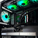 Aqua Hue gaming PC with Ryzen 7 7700 and RTX 5090 product view