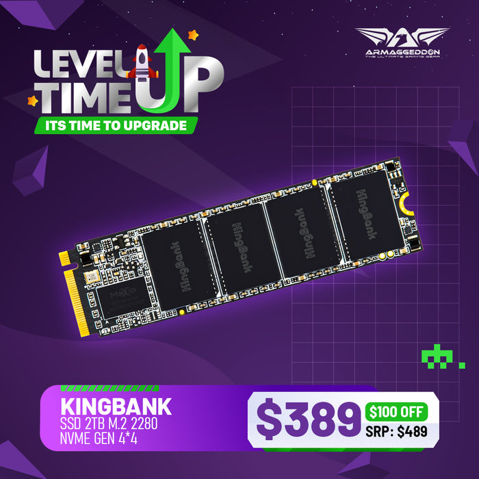 KingBank SSD KP260 Plus 2TB M.2 2280 NVME GEN4*4
