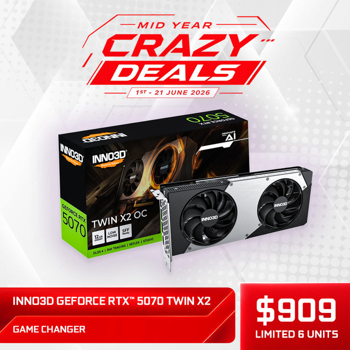 INNO3D GeForce RTX™ 5070 TWIN X2