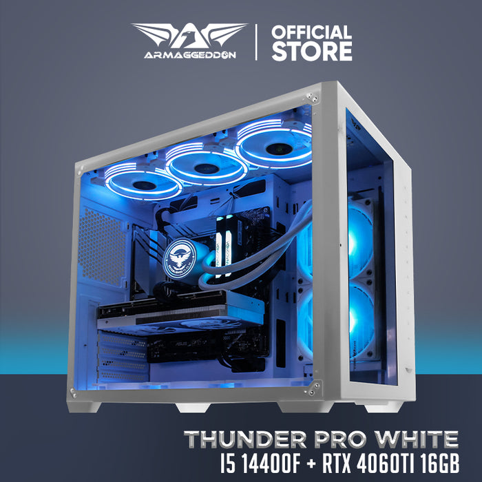Thunder Pro White | I5 14400F + RTX 4060TI 16GB