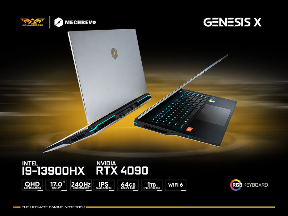 Mechrevo Genesis X |  i9 13900HX - RTX 4090 LIQUID COOLED