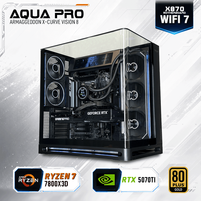 Armaggeddon High-End Gaming PC - AMD RYZEN 7 9800X3D + RTX 5070Ti | SAME DAY DELIVERY
