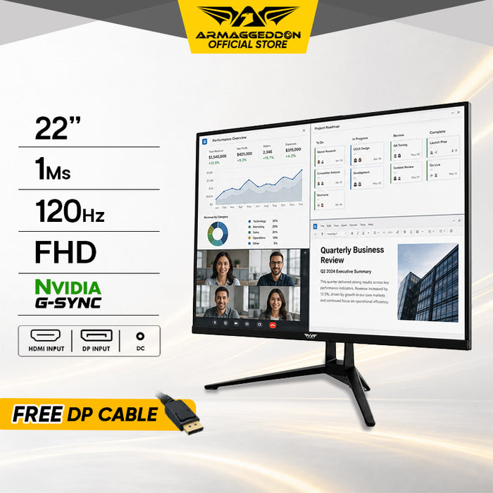 Armaggeddon PXP 22G 22" 120Hz Full HD Gaming Monitor