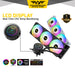 Armaggeddon Deepfreeze ADV A360 ARGB 360mm AIO CPU Liquid Cooler – Digital Temperature Display, Triple 120mm Fans, Intel AMD