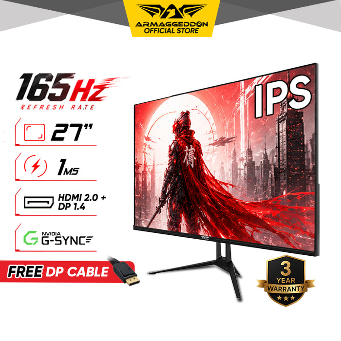 Armaggeddon PXP 27G 27" IPS 165Hz Full HD Gaming Monitor