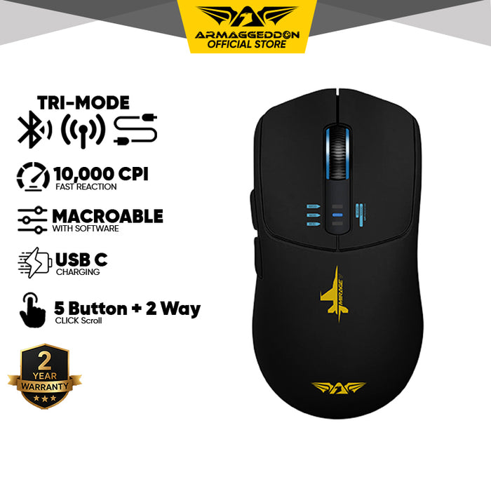 Armaggeddon Mirage V tri-mode wireless gaming mouse