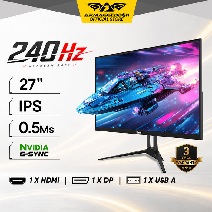 Armaggeddon PXP 27X 27-inch FHD IPS 240Hz gaming monitor