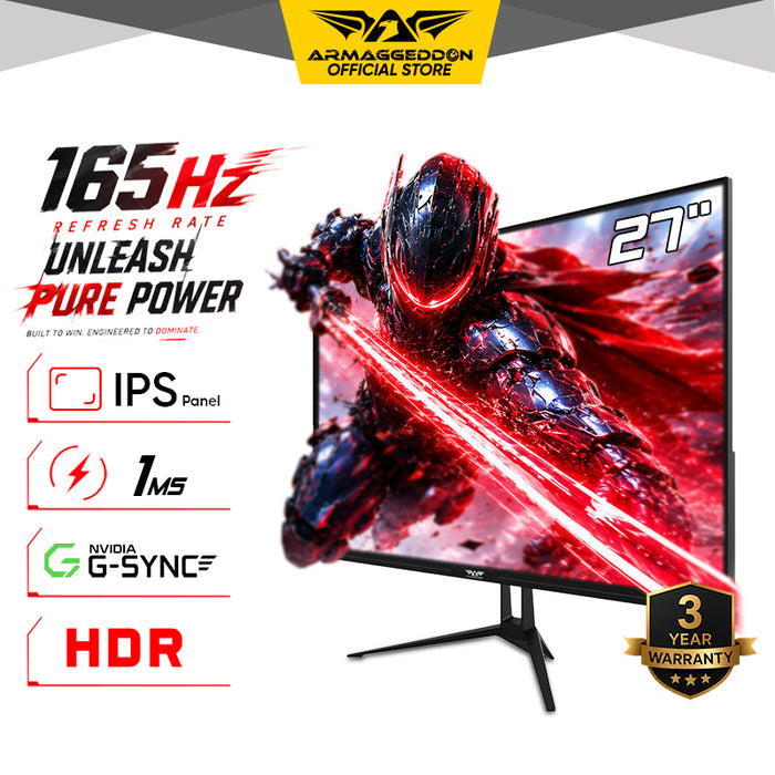 Armaggeddon PXP 27G 27-Inch IPS 165Hz Full HD Gaming Monitor