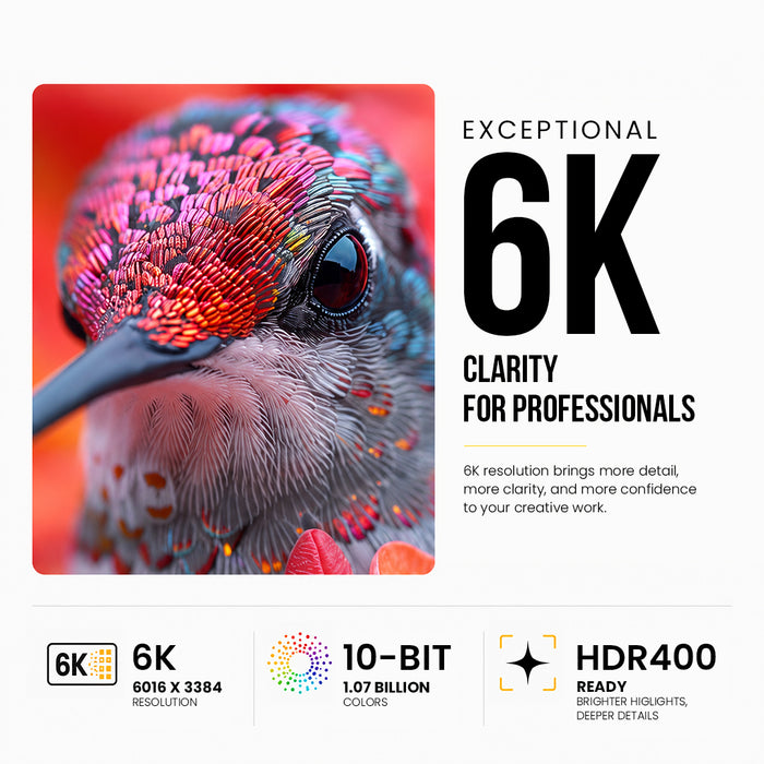 Armaggeddon PXP 32 UXG 31.5" 6K 60Hz 10-Bit Colour IPS ART PANEL