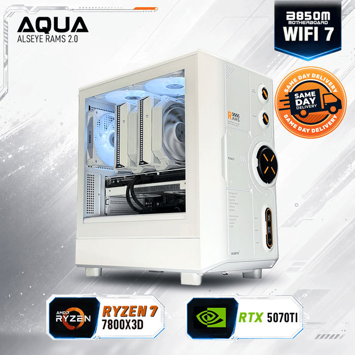 Armaggeddon Gaming PC – AMD Ryzen 7 7800X3D + RTX 5070 | SAME DAY DELIVERY