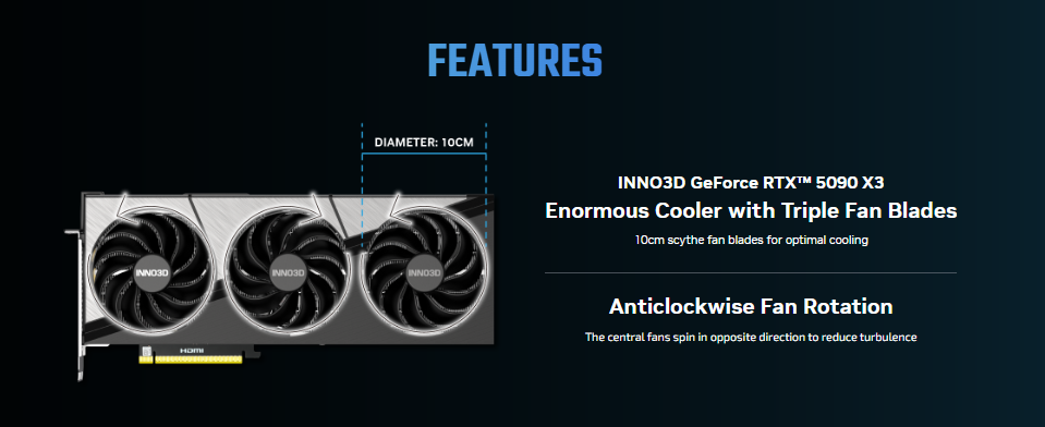 INNO3D GeForce RTX™ 5090 X3