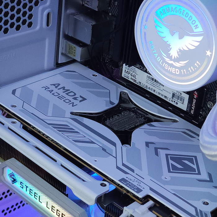 AMD Radeon RX 9070 XT graphics card detail
