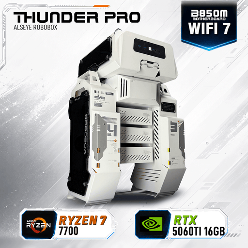Armaggeddon Gaming PC – AMD Ryzen 7 7700 + RTX 5060Ti 16GB | Alseye Robobox