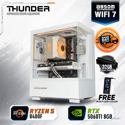 Armaggeddon Gaming PC – AMD Ryzen 5 8400F + RTX 5060Ti 8GB | SAME DAY DELIVERY