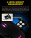 Armaggeddon NRO-5 Starship III Wired RGB Gaming Mouse 10000 CPI, 9+2 Programmable Buttons, Adjustable Weight, Omron Switches