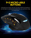Armaggeddon NRO-5 Starship III Wired RGB Gaming Mouse 10000 CPI, 9+2 Programmable Buttons, Adjustable Weight, Omron Switches
