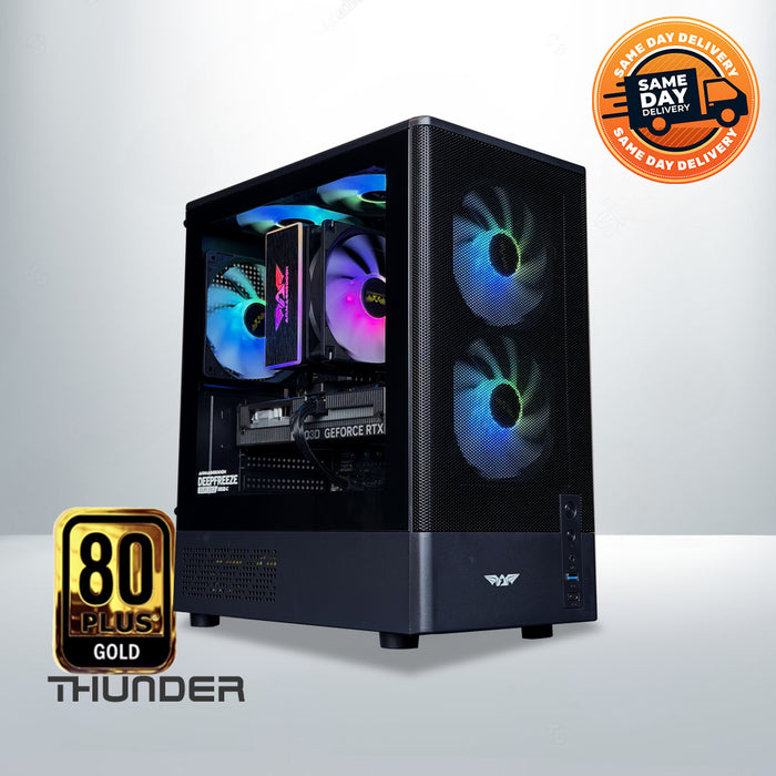 RYZEN 5 8400F + RTX 5060 (DEEPFREEZE DUPLEX 2) - SAME DAY DELIVERY